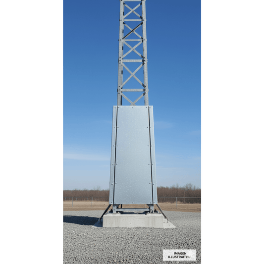 Panel Anti-Escalada para seccion 12 / Instalación Estructural / Diseño de Seguridad para Prevención de Acceso No Autorizado