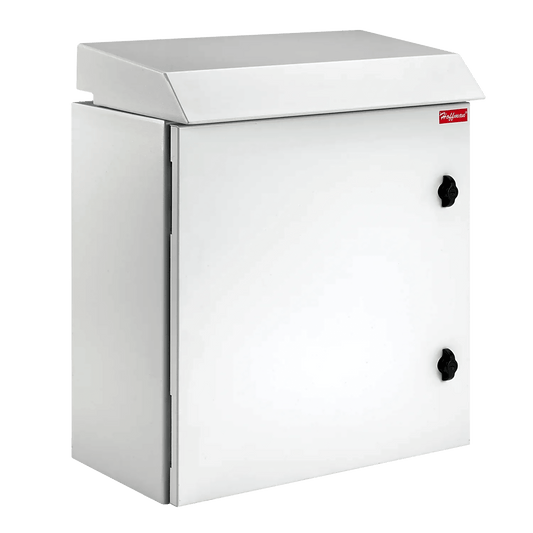 Gabinete Rack 19 UR ProTek Tipo 3R Exterior con Ventiladores y Termostato / 92.2 cm x 60 cm x 61 cm / Acero Gris RAL 7035