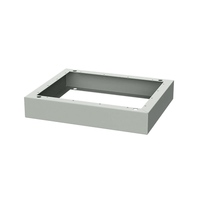 Base de Piso (Zocalo) de Aluminio para Gabinetes ComLine OSP de Medidas 700x600 mm, Color Gris