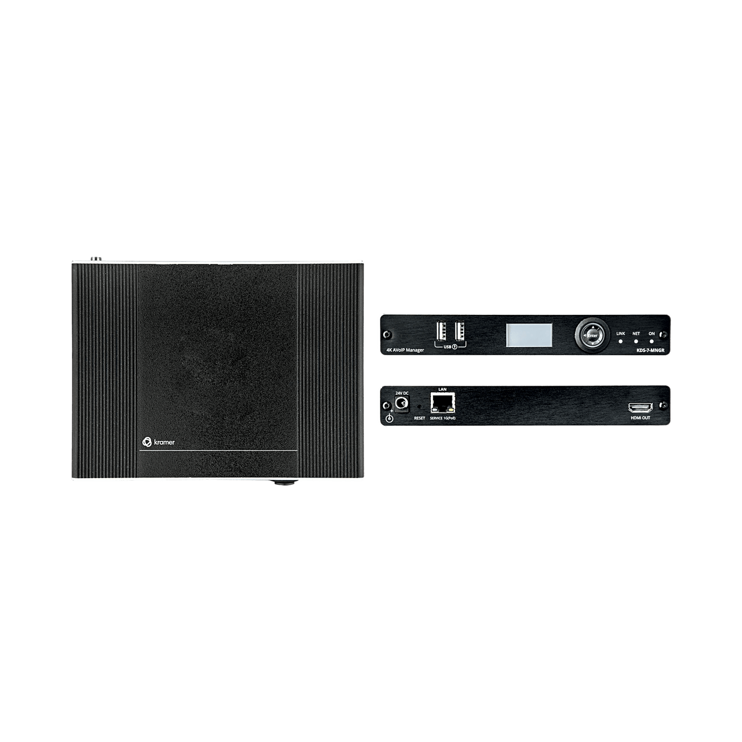Administrador AVoIP | 999 Canales | Configuración Matriz Virtual y Videowall | KVM | Control Web y API | PoE | Compatibilidad TAA