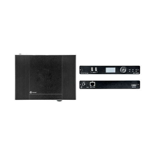 Administrador AVoIP | 999 Canales | Configuración Matriz Virtual y Videowall | KVM | Control Web y API | PoE | Compatibilidad TAA