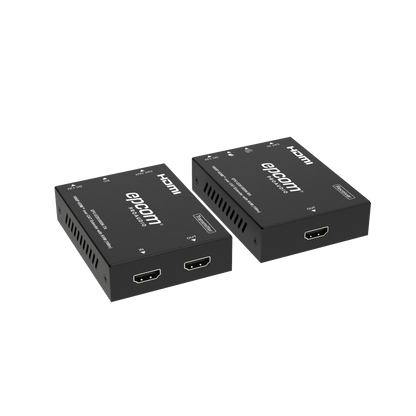 Extensor HDMI | Soporta KVM | Transmisión hasta 100 m | Cable CAT6 |  1080P@60Hz | Copia EDID automática | Sin compresión ni retraso | PoC