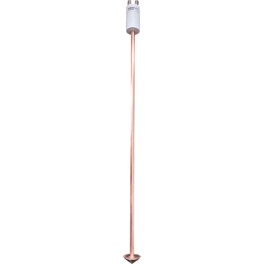 Electrodo Puesta a Tierra 20A / Cobre Electrolítico / Filtro Autoconectable / Compuesto 6 kg / 114 cm (44.9 in)
