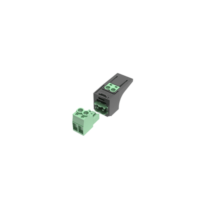 Módulo Conector Eléctrico para Cable Eléctrico FMPS, Compatible con 26-12 AWG, Tipo Mini-Com, Color Verde
