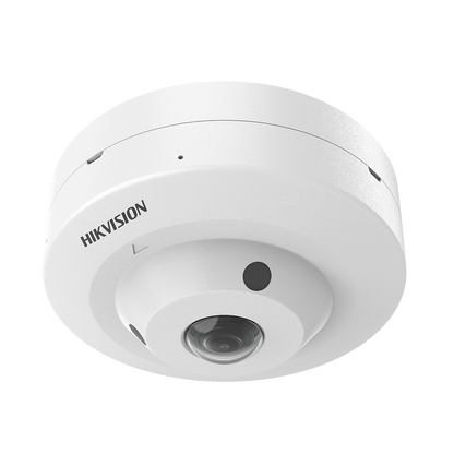 Cámara Fisheye TurboHD 3K / 2960x1665 / Lente 1.8 mm / 180° FOV / Audio y Micrófono / Luz Dual IR y Luz Blanca 10 metros  / Exterior IP67 / Antivandalismo IK08
