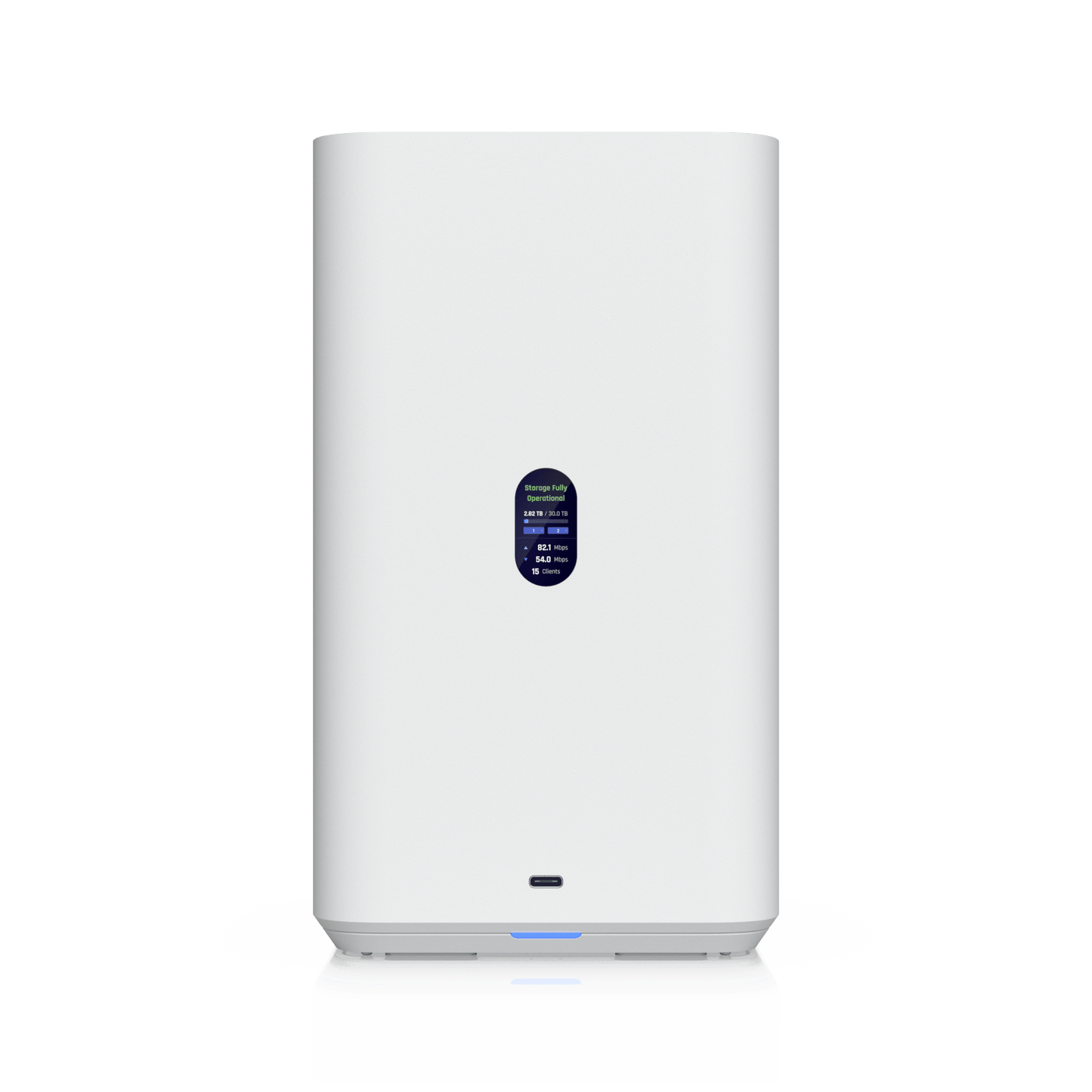 UniFi UNAS-2 – Almacenamiento en Red (NAS) Compacto con 2 Bahías para HDD de 3.5”, Puerto de Red 2.5 GbE, Conectividad USB-C y Adaptador PoE++ Incluido