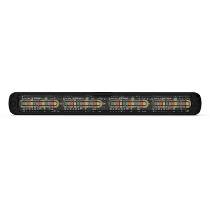 Luz auxiliar Giga Thin 11¨ Quadcolor Rojo/Azul/Ambar/Blanco 48 LED Con funcionalidad de director de tráfico