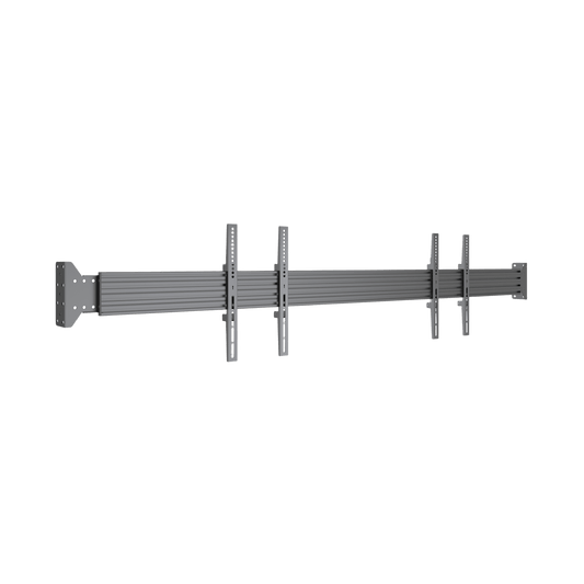 Sistema de Montaje en Pared / Rieles 2000 mm (78.7 in) / Estructura Modular / Soporte Ajustable / Incluye Herramientas y Tornillería Completa