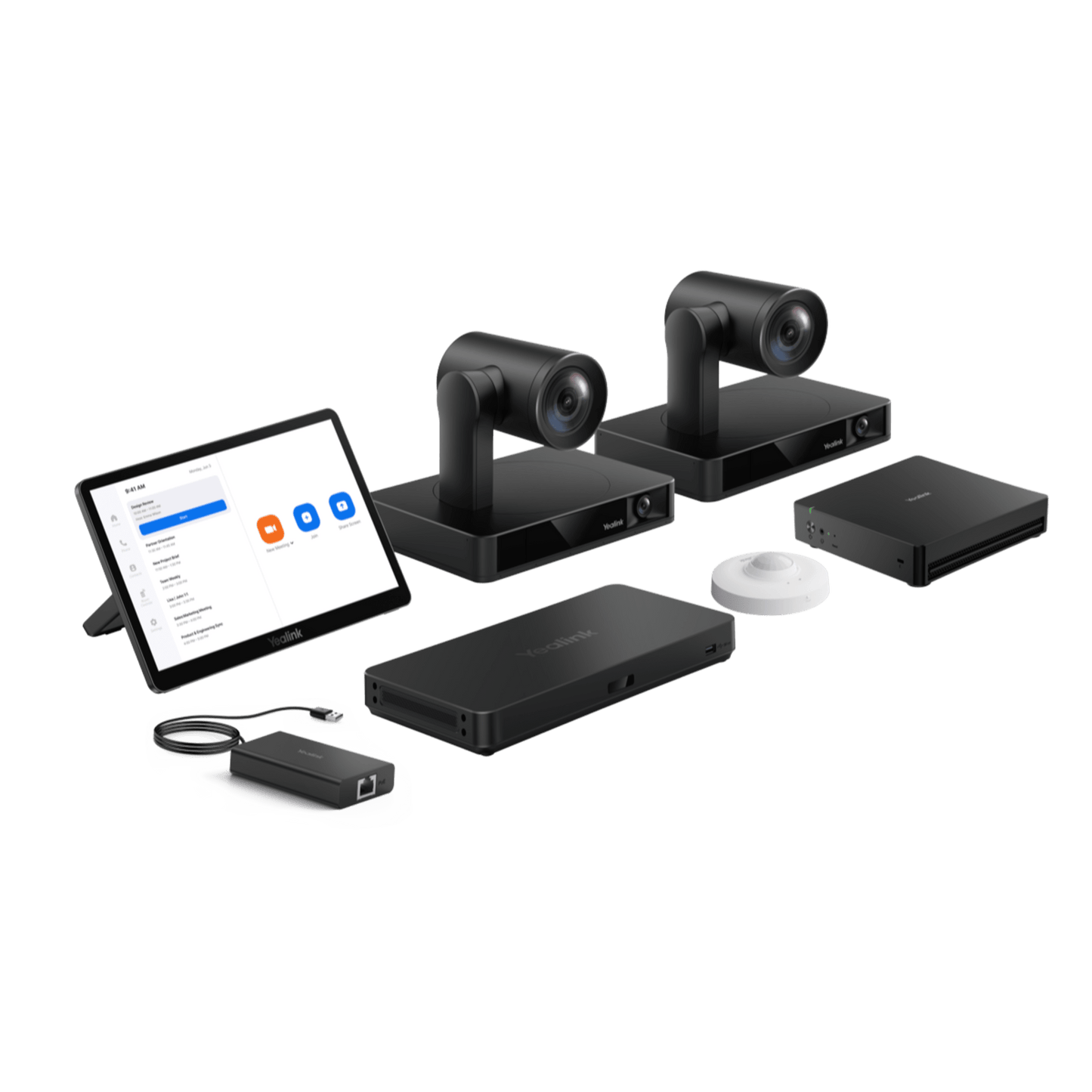 Sistema de Videoconferencia ZVC S90 de Yealink para Salas Extra Grandes con Zoom Rooms y Seguimiento Inteligente de Orador