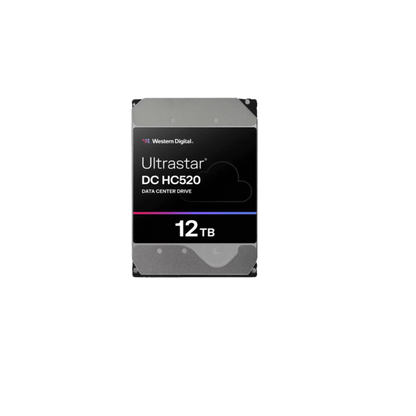 Disco Duro Enterprise 12 TB / Wester Digital (WD) / Serie Ultrastar / Recomendado para Data Center y NVRs de Alta Capacidad / Alto Performace