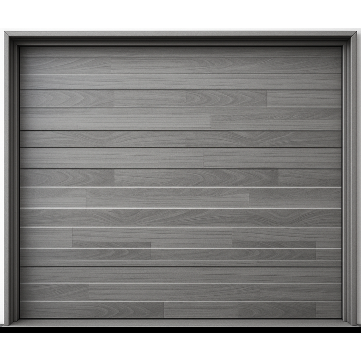Puerta de Garage de Alta Calidad / Estilo Americano / Acabado Laminado PREMIUM / Color Gris / 20x7 Pies.