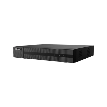 DVR 16 Canales TurboHD + 2 Canales IP / 2 Megapíxel (1080p) Lite / Acusense Lite (Evita falsas alarmas) / Audio por Coaxitron / 1 Bahía de Disco Duro / H.265+ / Salida de Video en Full HD