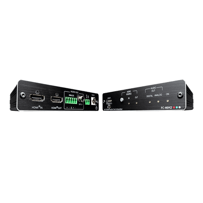 Desembebedor de Audio HDMI Profesional | 4K/60 UHD (4:4:4) | 18 Gbps | HDR | HDCP 2.2 | Salidas S/PDIF y Audio Balanceado | ARC | Gestión EDID Inteligente | Kramer re-Klocking | DigiTOOLS Compacto