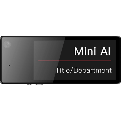 Body Camera en placa de identificación / Grabación 1600 * 1200p / Pantalla de tinta 2.13 in / Memoria Interna 64GB / Wi-Fi