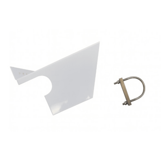 Parasol De Acero Inoxidable Pintado De Blanco Para Detectores Serie XNX, Optima Plus, MPD, Sensepoint PPM, EC De Gases Tóxicos y Oxígeno