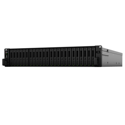 Servidor All-Flash Synology FlashStation FS6400 | 24 Bahías SAS-SATA | Dual Intel Xeon Silver 4110 | 32GB DDR4 ECC RDIMM | 10GbE | Escalable hasta 72 Unidades.