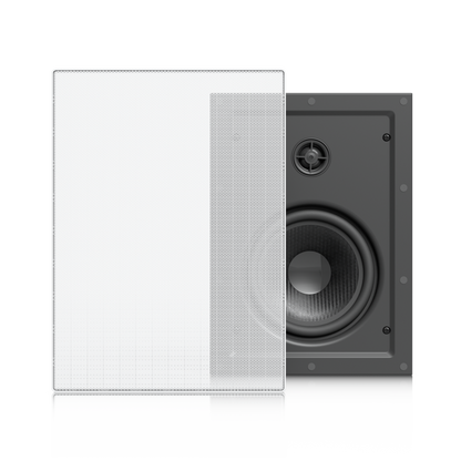 UniFi In-Wall Speaker Altavoz Empotrable de Pared / Woofer 6.5" 130W / Tweeter 1" Pivote ±15° / 8 Ohms / Cobertura Simétrica Axial de 90° / NDAA Compliant