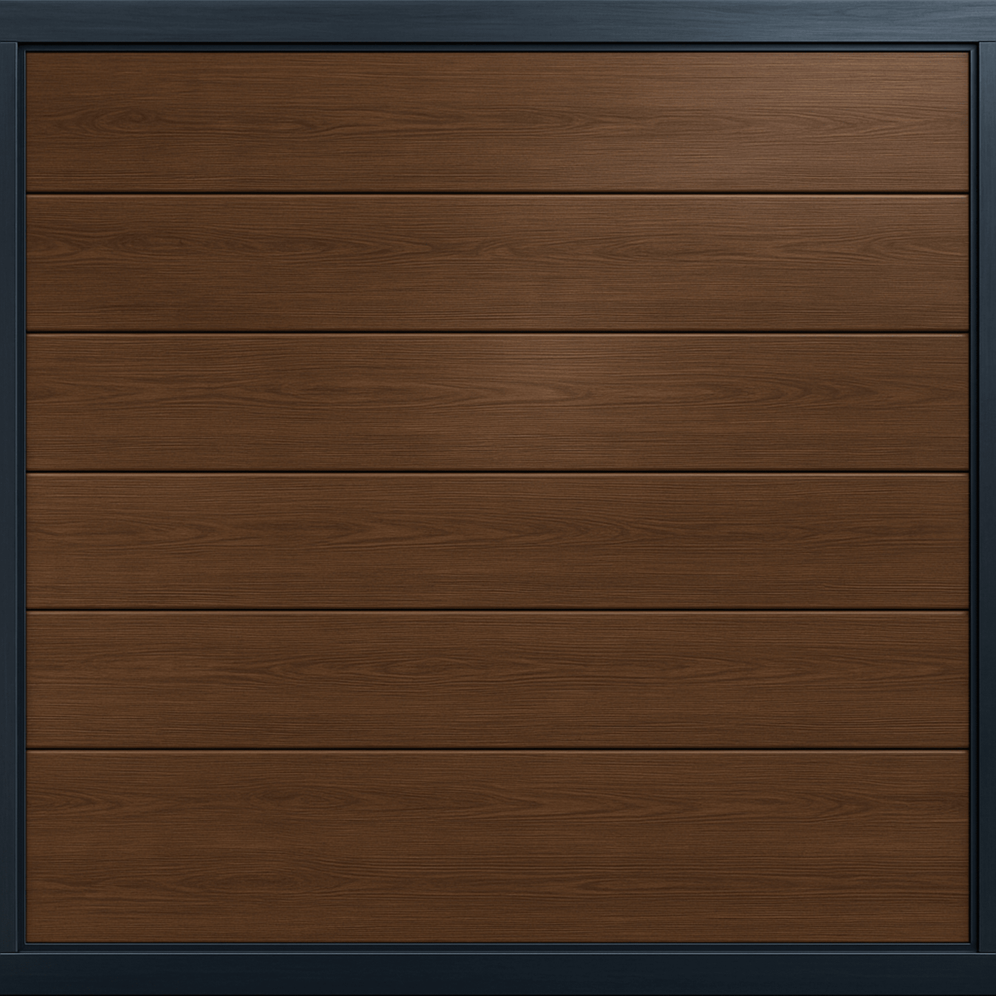 Puerta de Garage de Alta Calidad / Linea Central / Imitacion madera / oscura / 20x7 pies / AISLADA / Estilo Americana.