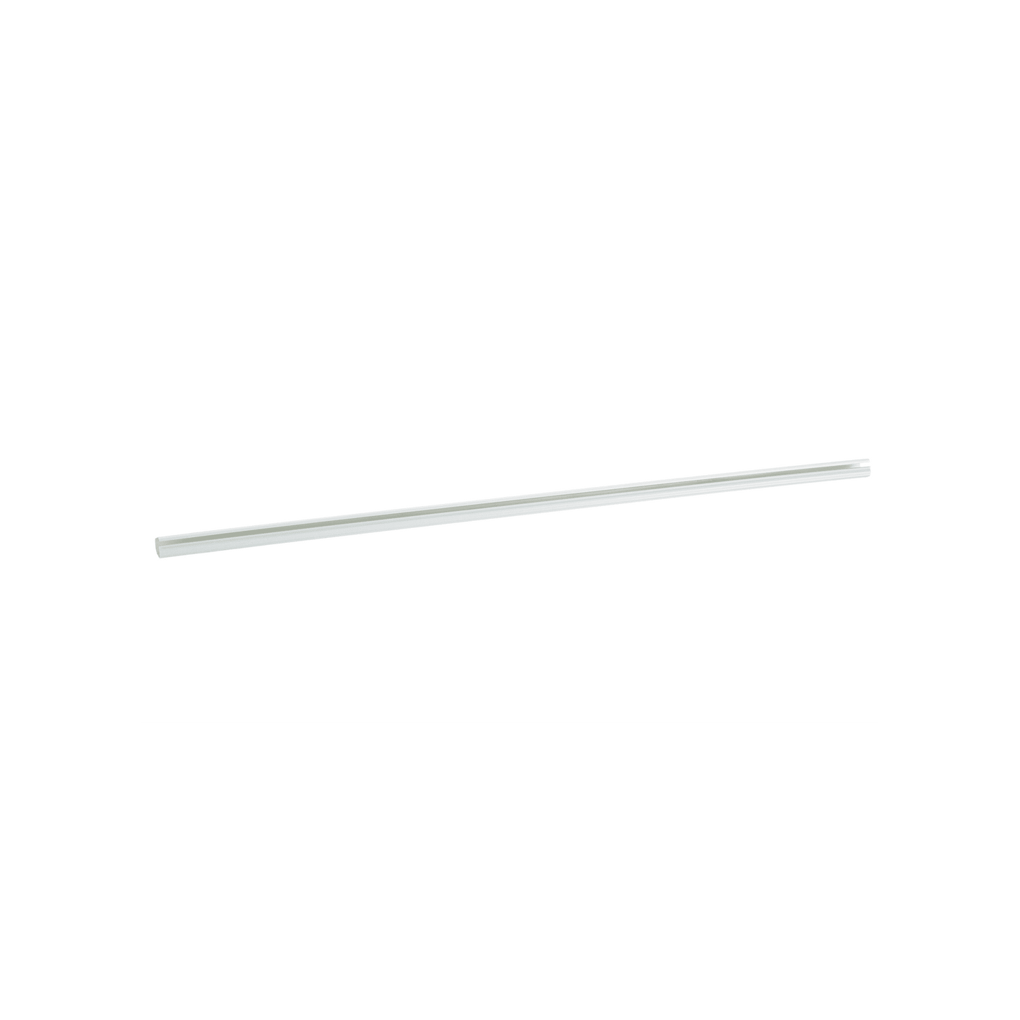 Canaleta LD3 de PVC rígido, con cinta adhesiva para instalación sin herramientas, 19.6 x 12 x 1828.8 mm, Color Blanco