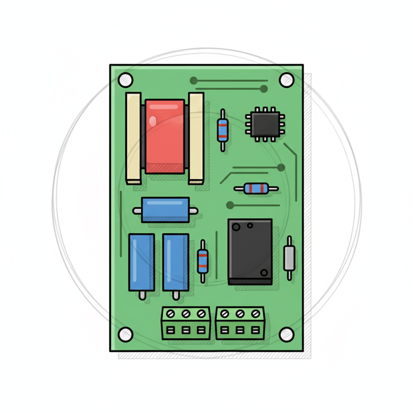 Tarjeta electronica de acceso para torniquete  DSK3B801L/M (K3B801)