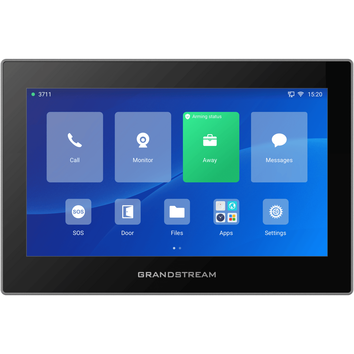 Estación de Intercomunicación SIP con Wi-Fi 6, Bluetooth y Control Total para Agendamiento de Salas y Edificios Inteligentes (Color Negro)
