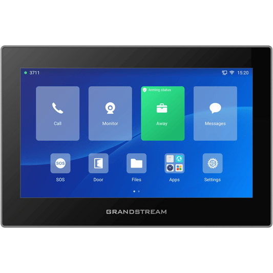 Estación de Intercomunicación SIP con Wi-Fi 6, Bluetooth y Control Total para Agendamiento de Salas y Edificios Inteligentes (Color Negro)