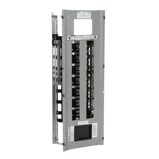 Interior de tablero P1, para montar interruptores BL/BQD, 250A, 3F, 4H, 220/127 ó 480/277 V c.a., 18 Circuitos, Barras de Aluminio