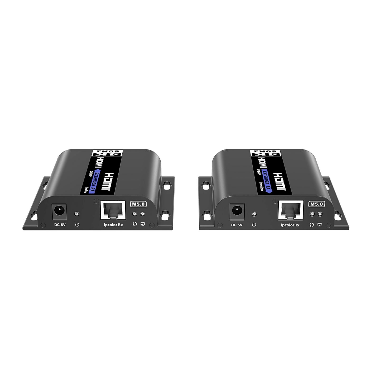 Kit Extensor HDMI | AV sobre IP | 4K@60Hz | 120 m | HDMI 2.0 | HDCP 2.2 | 18 Gbps | Conexión 1:1 , 1:N, N:1 , N:N | IR Bidireccional | Compatible con App iMMS