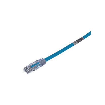 Cable de Parcheo TX6, UTP Cat6, 24 AWG, CM, Color Azul, 7.01 Metros (23 Pies)