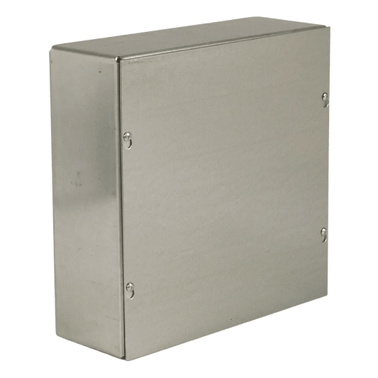 Caja Extra Grande 6" x 6" x 4"/ Profundidad 4"/ Sin Orificios.