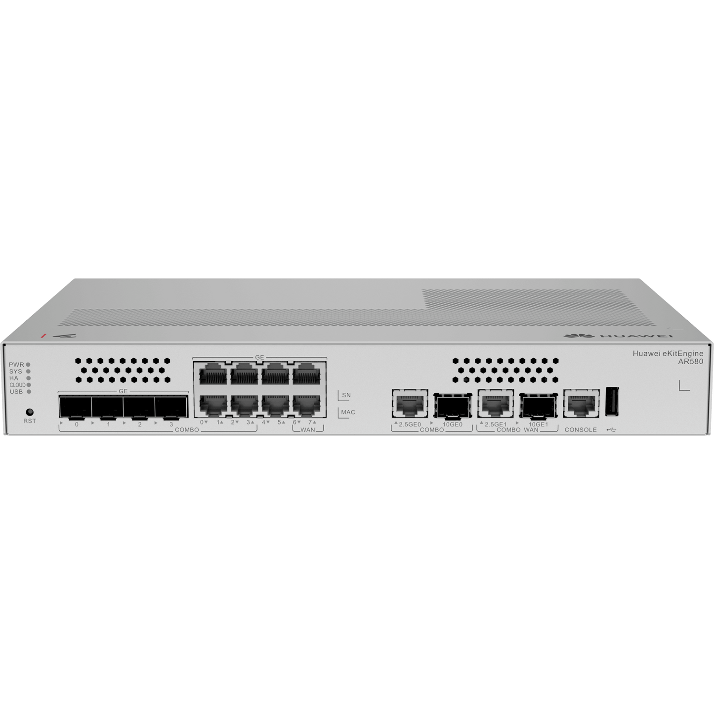 Router / LAN: 1 SFP+ & 6×GE / WAN: 1× SFP+ & 2×GE / 500 Usuarios / 64 APs Gestionables / 500 Túneles IPsec / 2 Gbps / Firewall NGFW IPS Antivirus