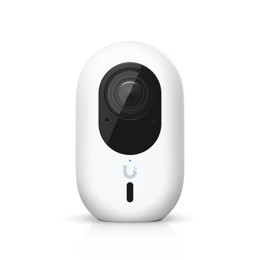 Cámara UniFi Protect G6 Instant con WiFi, 4K, Sensor de Imagen 8MP 1/1.8", Multi-TOPS AI, Audio Bidireccional, Visión Nocturna IR, Protección IPX5, Reconocimiento Facial y de Matrícula