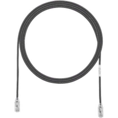 Cable de Parcheo TX6, UTP Cat6, Diámetro Reducido (28AWG), Color Negro, 2 ft.