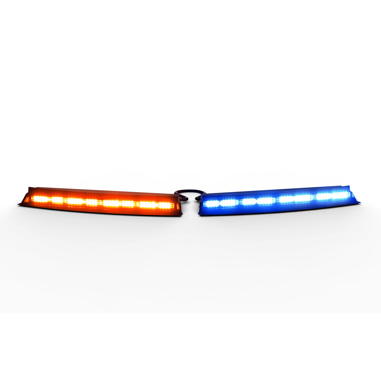 Visera Interior Universal Rojo-Blanco/Azul-Blanco 144 LED Con Luces De Penetración Sin Bracket, Necesario agregar CZMATSIBSYS