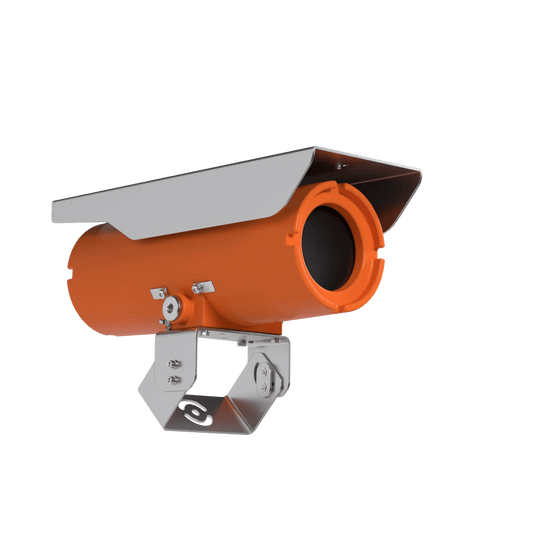 Cámara Fija Network a Prueba de Explosiones / 2MP (1080p) / H.265-H.264-MJPEG / WDR 150dB / DIS con Gyro / Dual SD / PoE / IP66 / Certificada ATEX-IECEX-cFMus / -50°C a +55°C