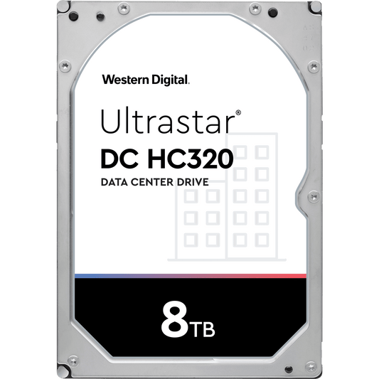 Disco Duro Enterprise 8 TB / Wester Digital (WD) / Serie Ultrastar / Recomendado para Data Center y NVRs de Alta Capacidad / Alto Performace