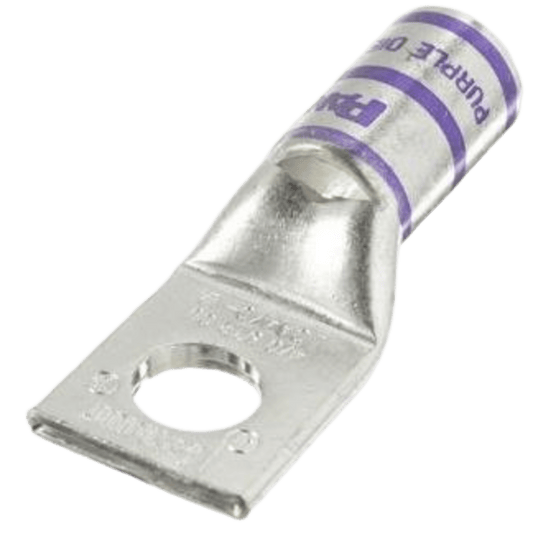 Zapata de compresión LCA4/0-12-X para cal. 4/0 Awg, Barreno para tornillo prisionero de 1/2, 1 Pz