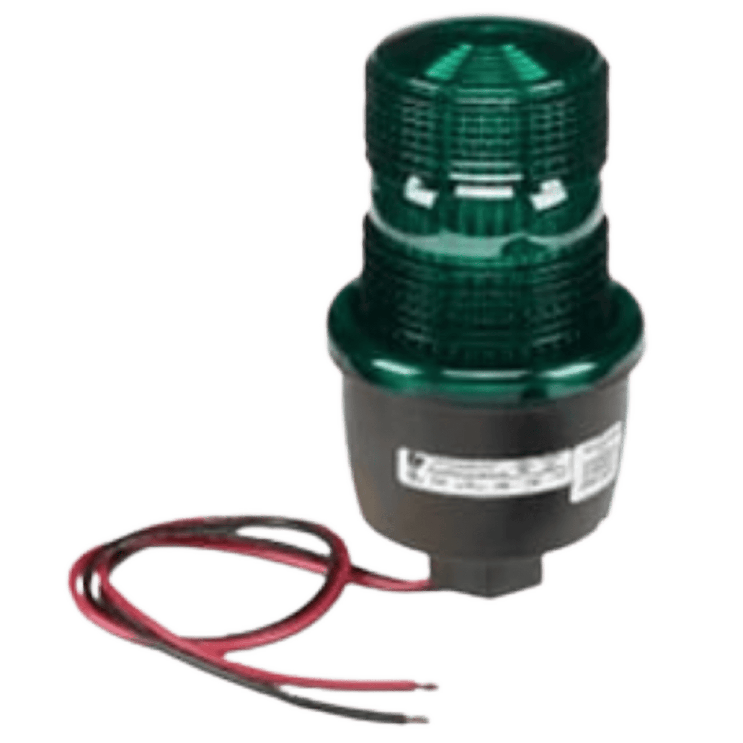 Luz de advertencia LED serie Streamline, 120 Vca, montaje en tubo, color Verde