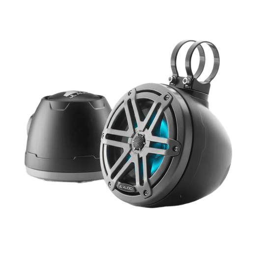 Altavoz Marino JL de 6.5 Pulgadas  / Coaxial Cerrado / 75W RMS / 89.5 dB SPL / 4&Omega; / Iluminación LED Transflective™ y RGB / Cúpula de Seda / Cono de Polipropileno