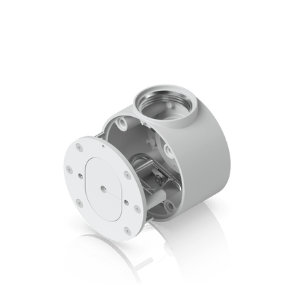 Camera Compact Junction Box – Caja de Conexiones Antimanipulación para Cámaras Compactas Dome y Turret Color Blanco