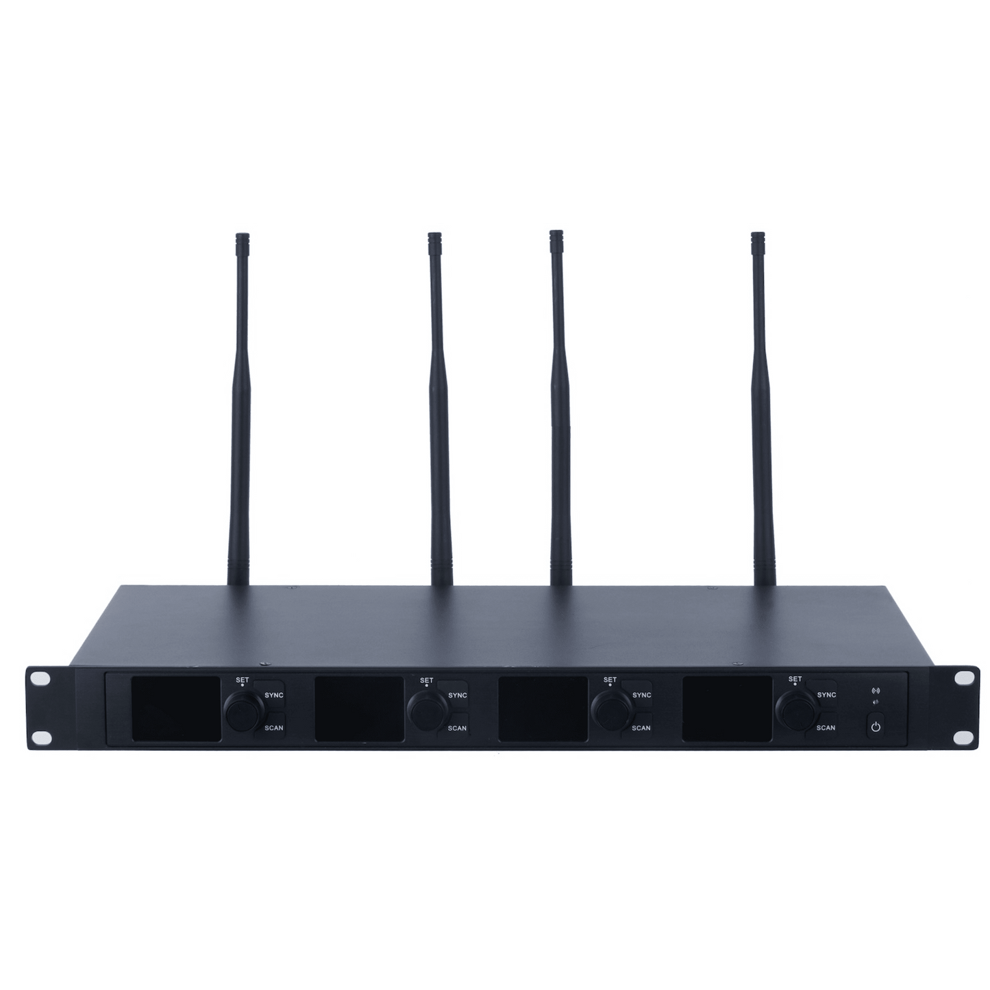 Receptor Micrófono Inalámbrico Digital UHF | Transmisión Digital U-Band pi/4-DQPSK | Distancia 80 mts | Encriptación de Audio | 2197 Ecualizaciones | 15625 Efectos de Reverberación | Pantalla LCD