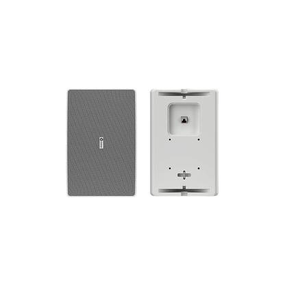 Altavoz de Pared PoE Dante 6.5 pulgadas | 2 Vías | Potencia PoE++ 10W | DSP Integrado | Mixer 2 Canales | Montaje VESA 75 mm | UL1480A | Negro o Blanco
