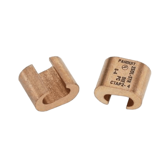 Conector de compresión tipo C StructuredGround CTAP2-2-X, 4/0 AWG, 1pz
