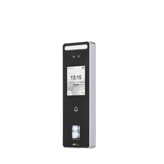 Terminal Biométrica Facial / 500 Rostros 3,000 Huellas / Pantalla 2.4" / IP65 / ADMS / ZKBio Zlink