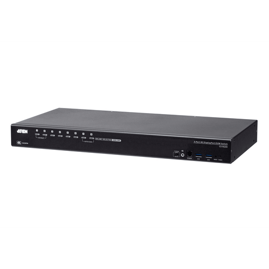 Conmutador KVM USB 3.0 4K | DisplayPort de 8 puertos
