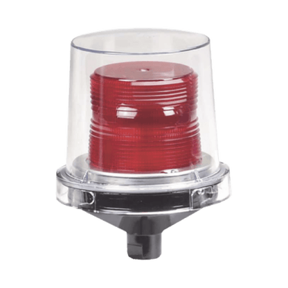 Luces estroboscópicas para lugares peligrosos Electraray® , Homologado UL y cUL para Clase I, División 2, Grupos A, B, C y D; Clase II, División 2, Grupos F y G; Clase III , 120 VCA, color Rojo, parpadeo predeterminado