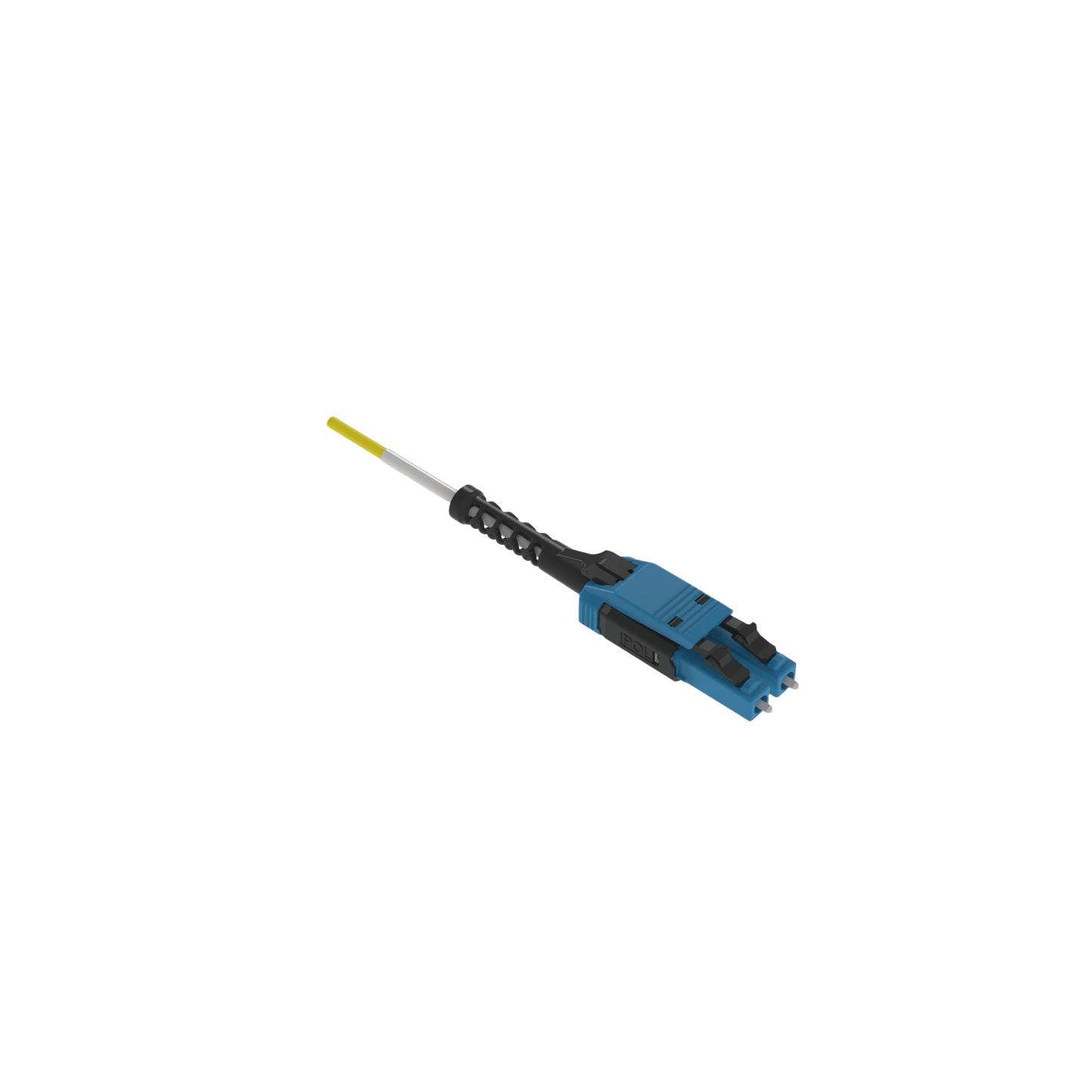 Jumper de Fibra Óptica Monomodo 9/125 OS1/OS2, LC-LC Uniboot Duplex, LSZH, Color Amarillo, 5 Metros