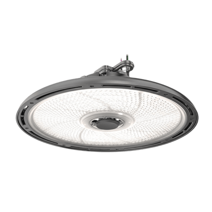 Luminaria LED High Bay Redonda REBL / 24 000- 27 000 -30 000 Lúmenes / 150-170-200W / 3500K-4000-5000 K CCT Switchable / IP66 NEMA 4X / IK10 / UVOLT 120-347V / DLC Premium