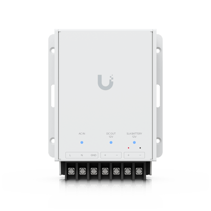 Fuente de Alimentación de 12V con Soporte para Batería de Respaldo SLA Opcional, Compatible con UniFi Retrofit Hub