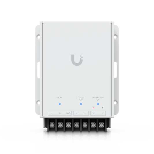 Fuente de Alimentación de 12V con Soporte para Batería de Respaldo SLA Opcional, Compatible con UniFi Retrofit Hub